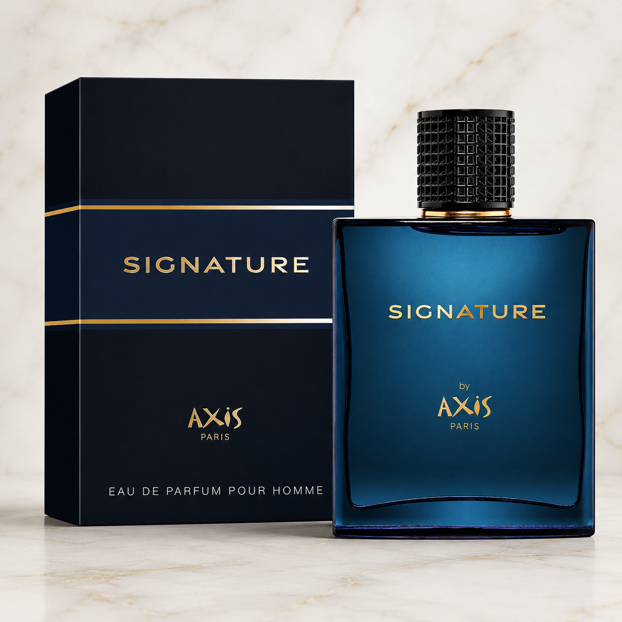 Axis Signature — foto ilustrativa da vitrine FA Perfumaria