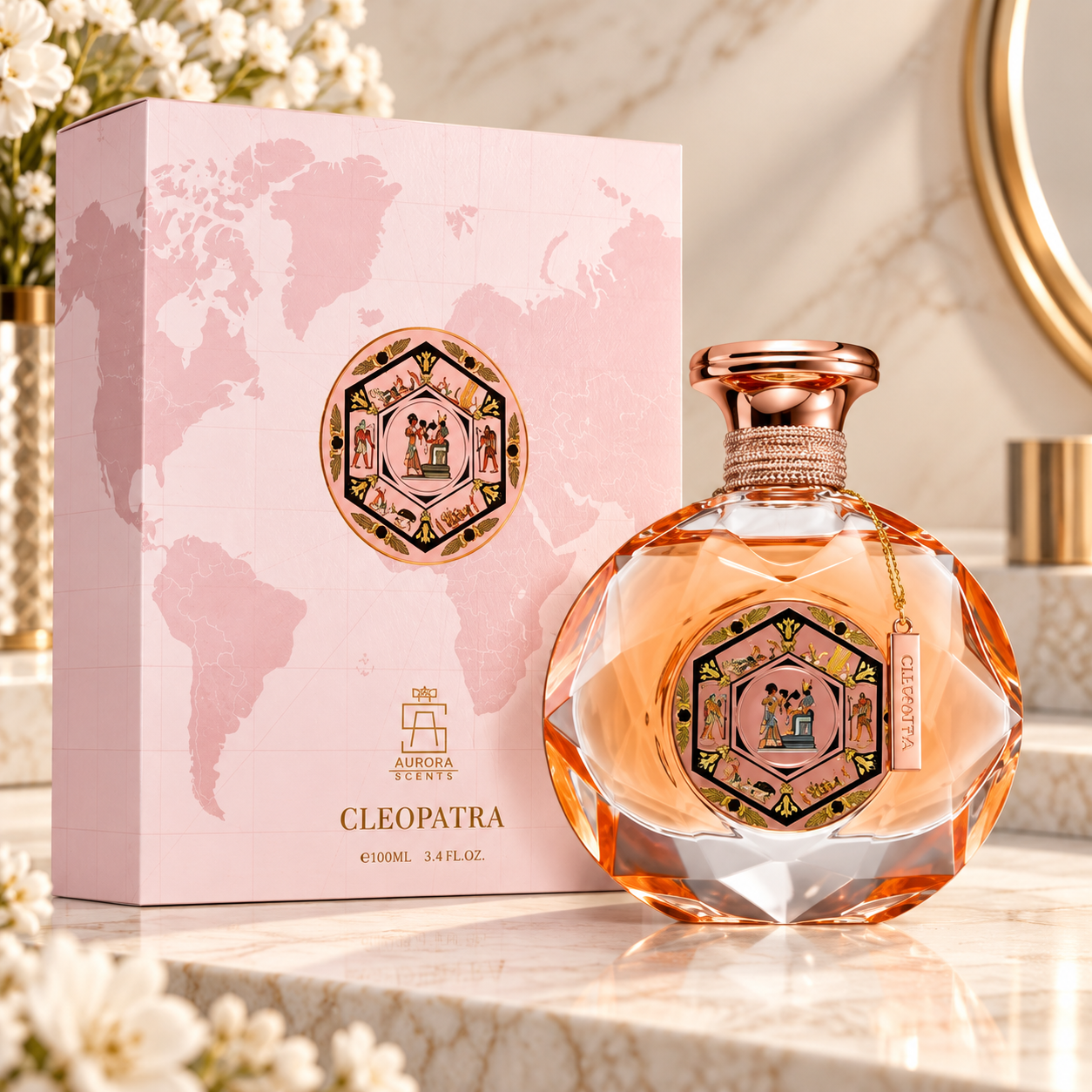 Cleopatra – Aurora Scents | Eau de Parfum 100ml - Imagem Ilustrativa