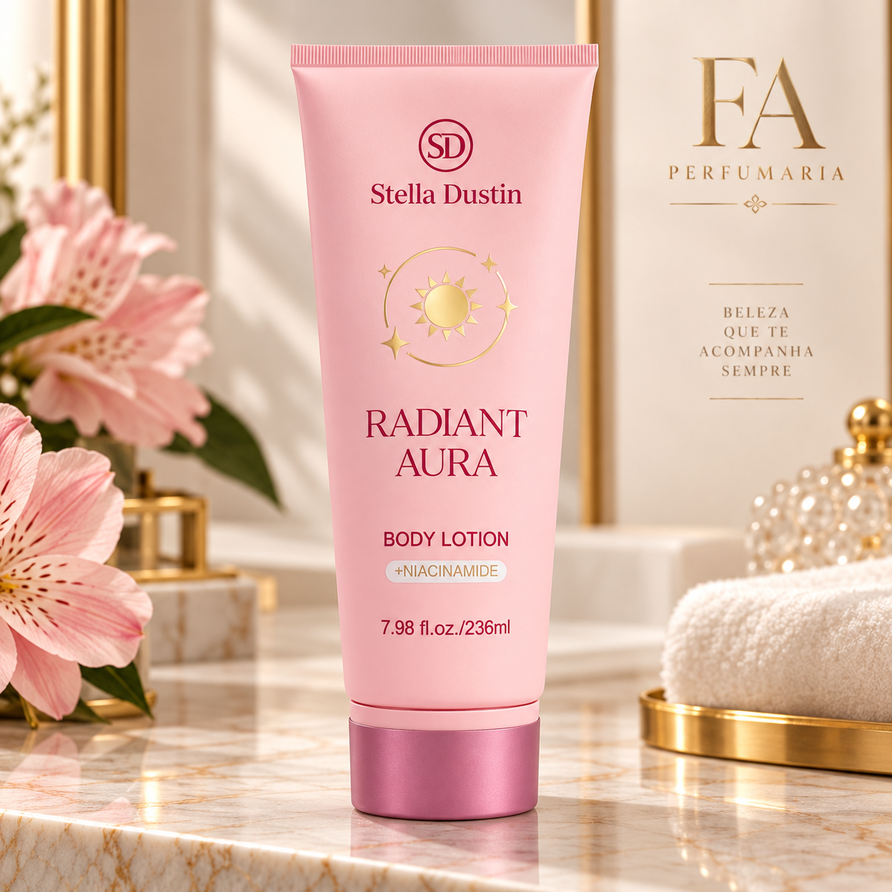 HIDRATANTE CORPORAL RADIANT AURA 236ML - imagem ilustrativa