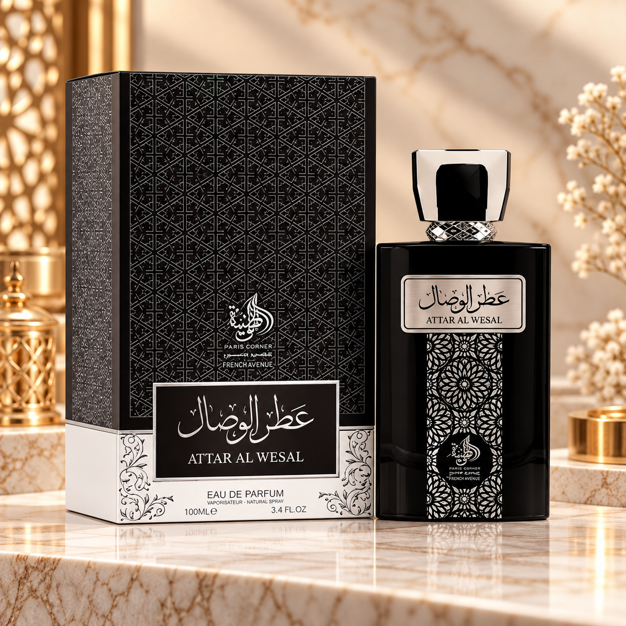 Attar Al Wesal – Paris Corner | Eau de Parfum 100 ml - Imagem Ilustrativa