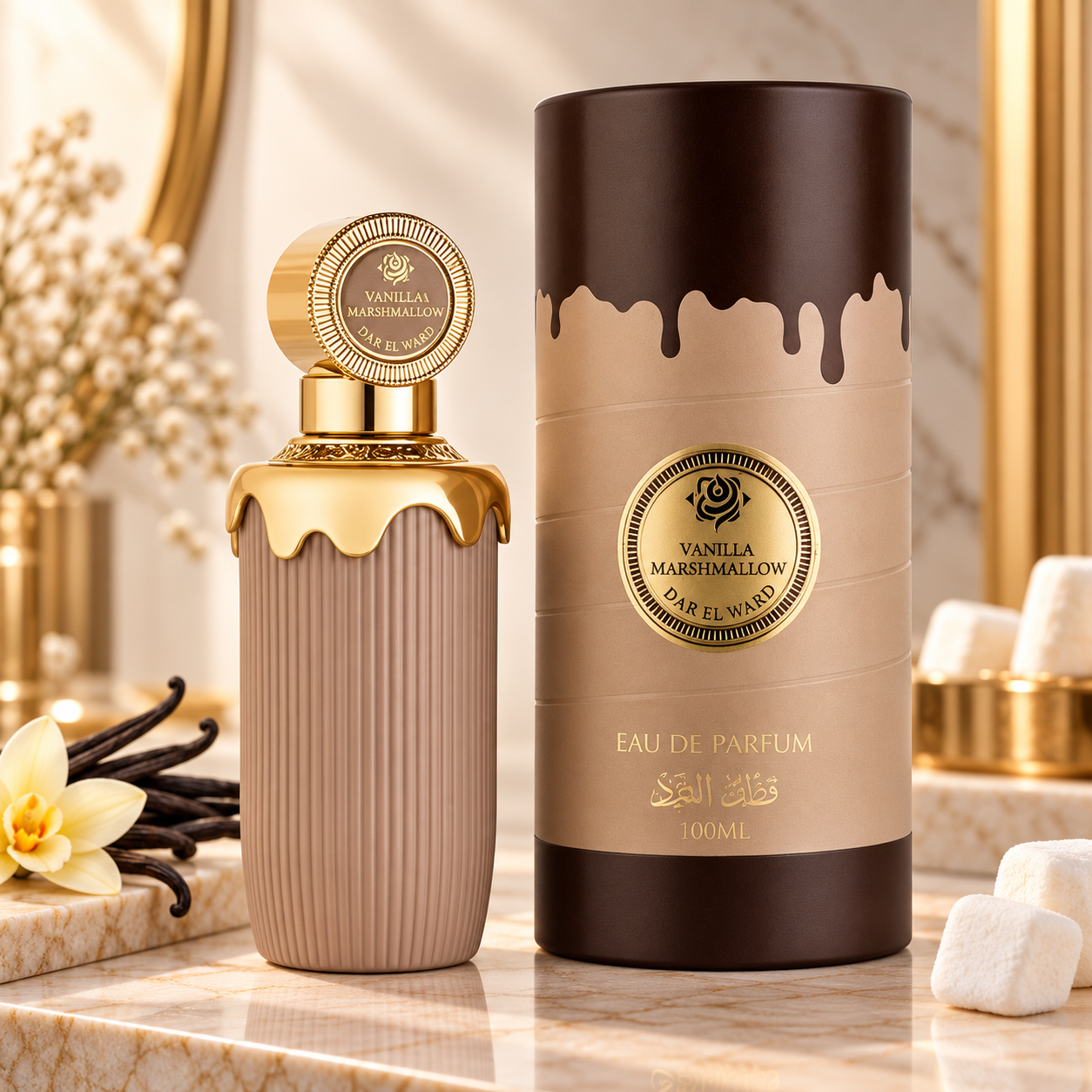 Dar El Ward Vanilla Marshmallow Eau de Parfum (EDP) - IMAGEM ILUSTRATIVA